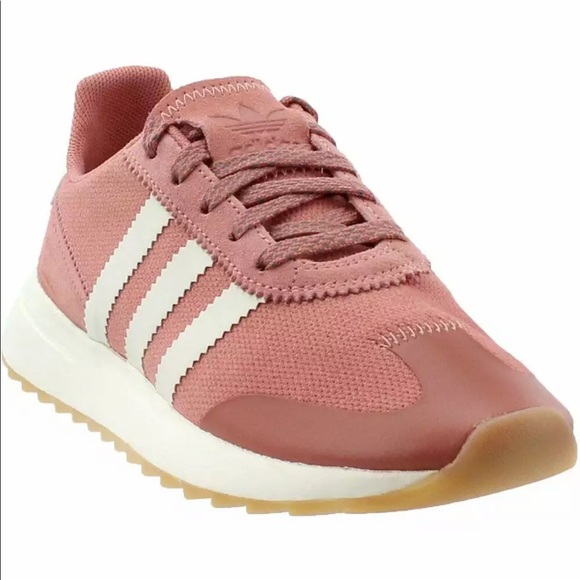 adidas Shoes - Adidas Flashback Reflective Salmon Pink Tennis Shoes